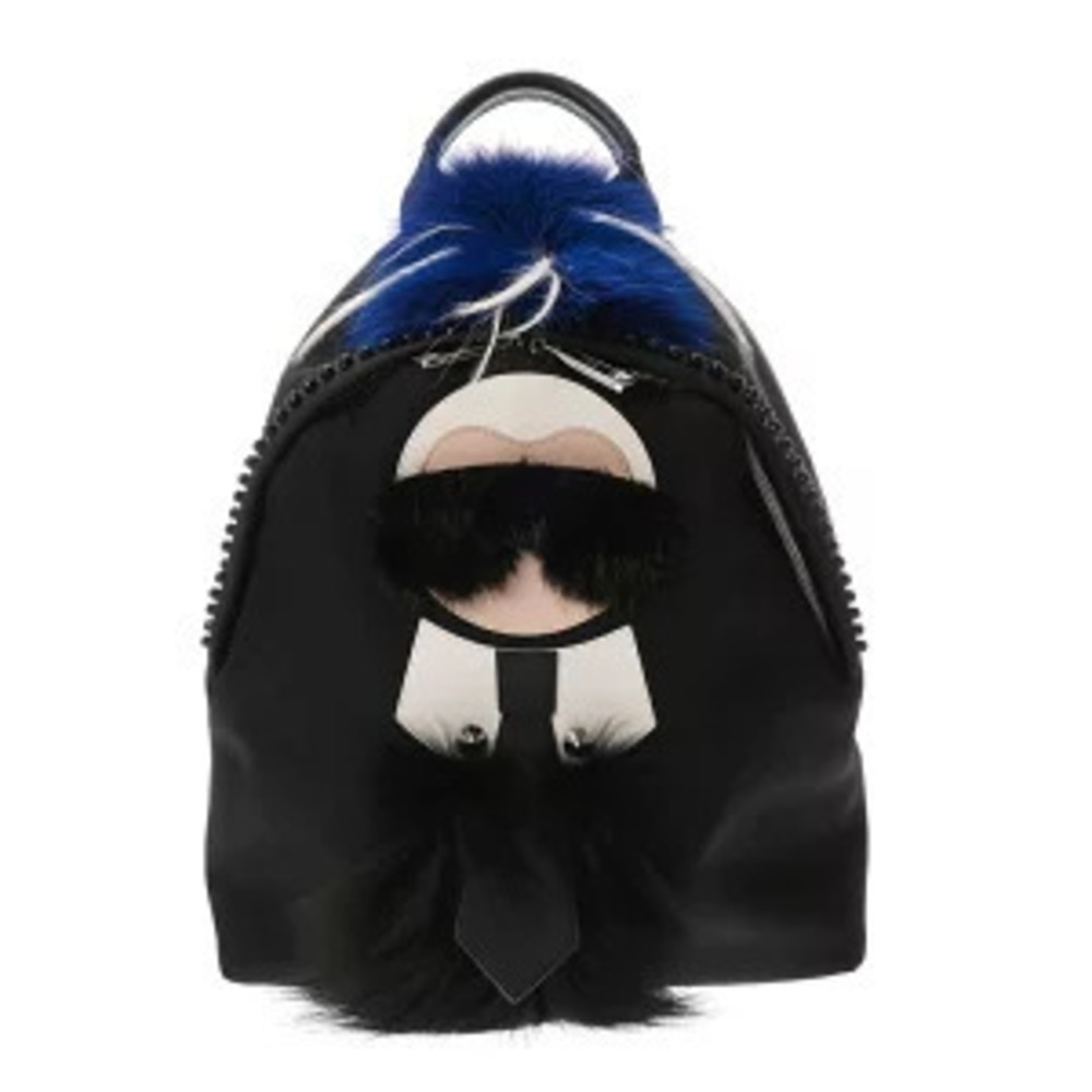 Fendi Karl Lagerfeld Backpack Black Daypack